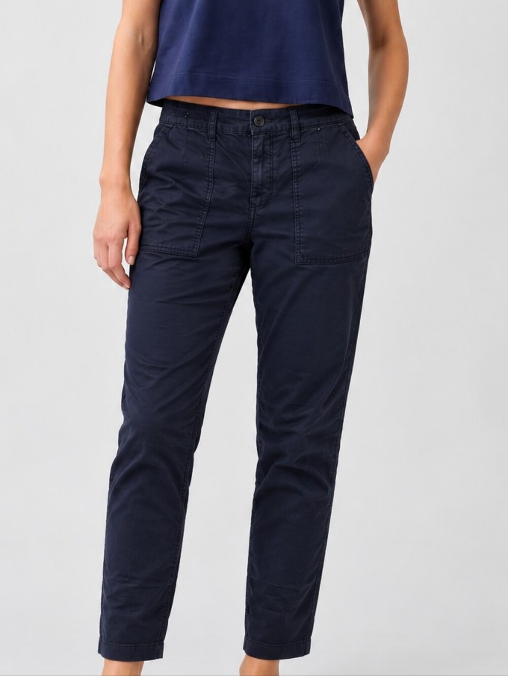Daily Ritual Navy Blue Pants
